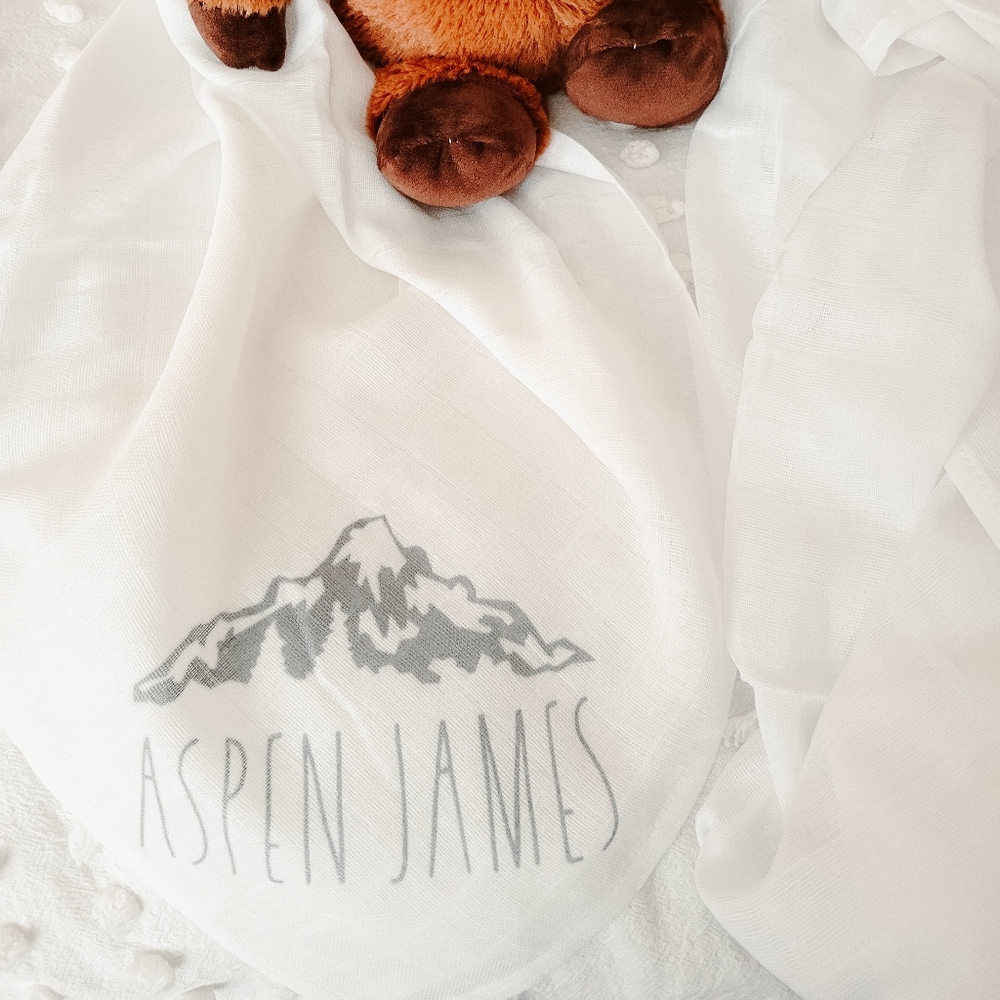 Custom Muslin Swaddle